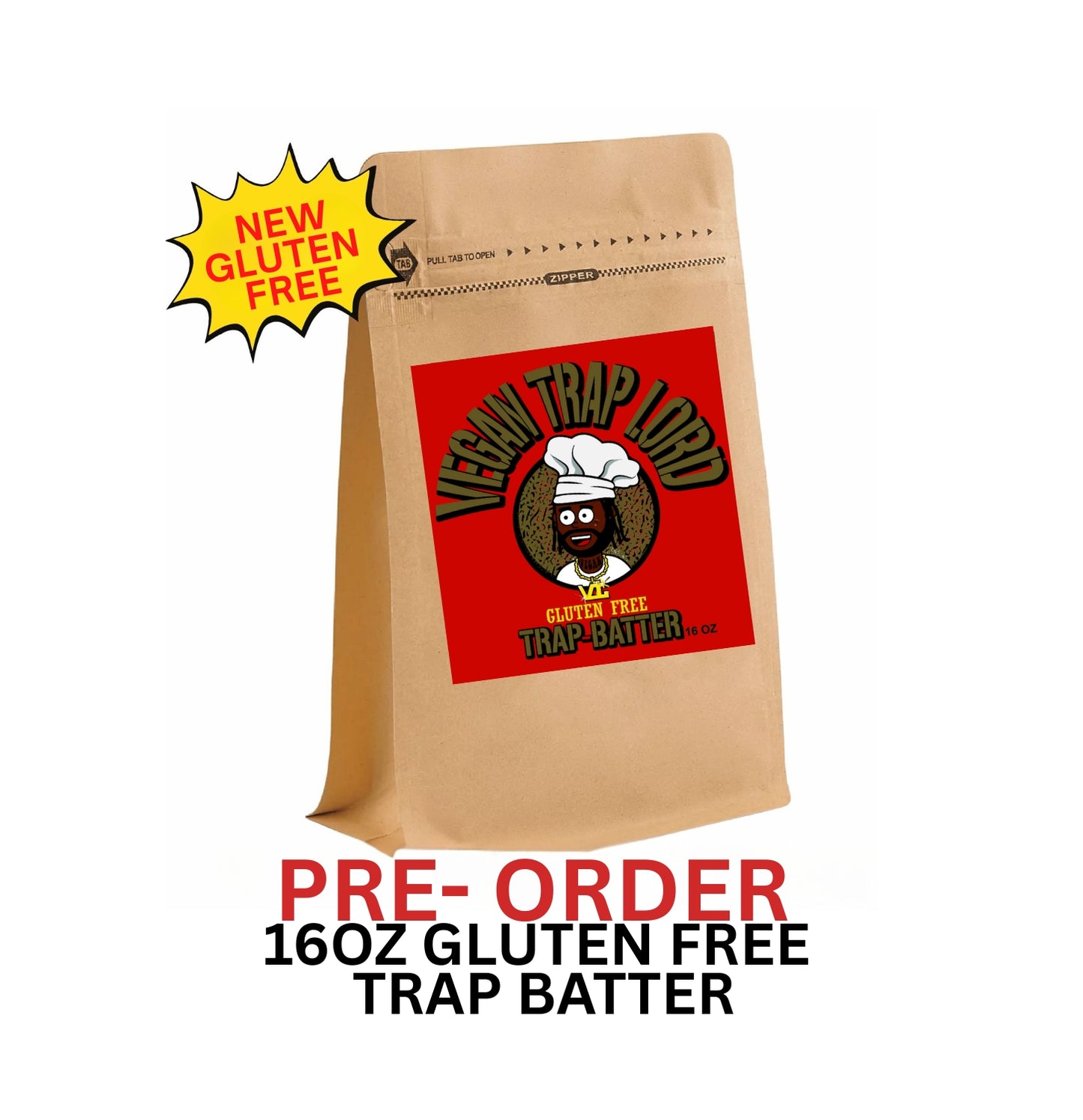 PRE- ORDER NEW GLUTEN FREE VEGAN TRAP BATTER 16oz